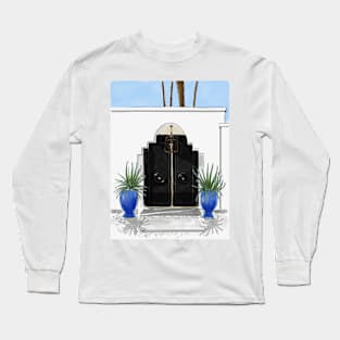 Palm Springs Black Door Long Sleeve T-Shirt